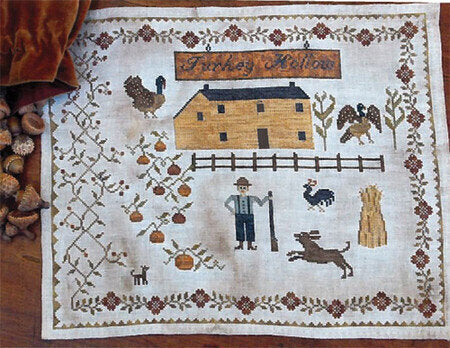 Stacy Nash Primitives Turkey Hollow Farm cross stitch pattern