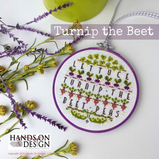 Hands On Design Turnip the Beet HD-237 cross stitch pattern