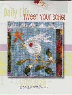 Sam Sarah Tweet Your Song! P054 cross stitch pattern