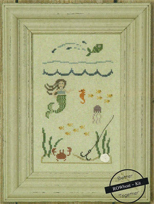 Bent Creek Under the Sea mermaid cross stitch pattern