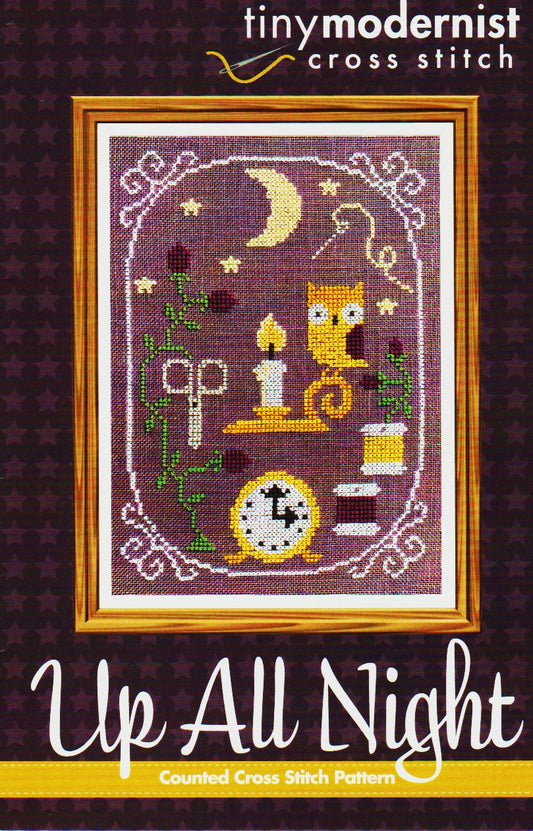 Tiny Modernist Up All Night TM21-016 cross stitch pattern