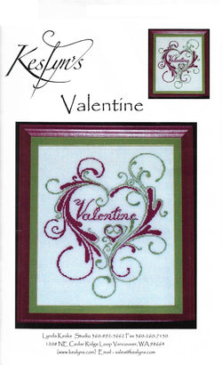 Keslyn's Valentine cross stitch pattern
