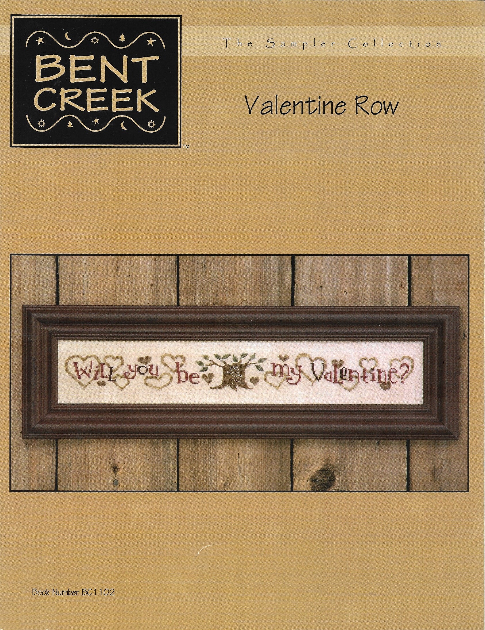 Bent Creek Valentine Row BC1102 cross stitch patter