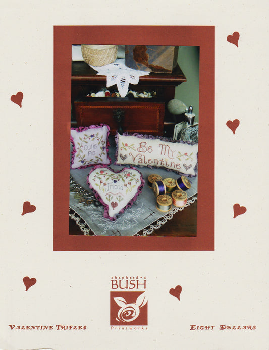Shepherd's Bush Valentine Trifles cross stitch pattern