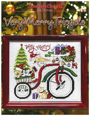 Stoney Creek Very Merry Tricycle LFT512 christmas cross stitch pattern