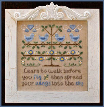 Country Cottage Needleworks Walk Before You Fly cross stitch pattern