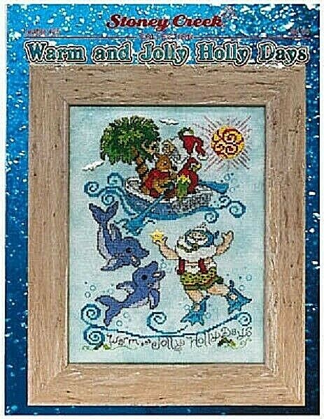 Stoney Creek Warm and Jolly Holly Days LFT425 christmas cross stitch pattern