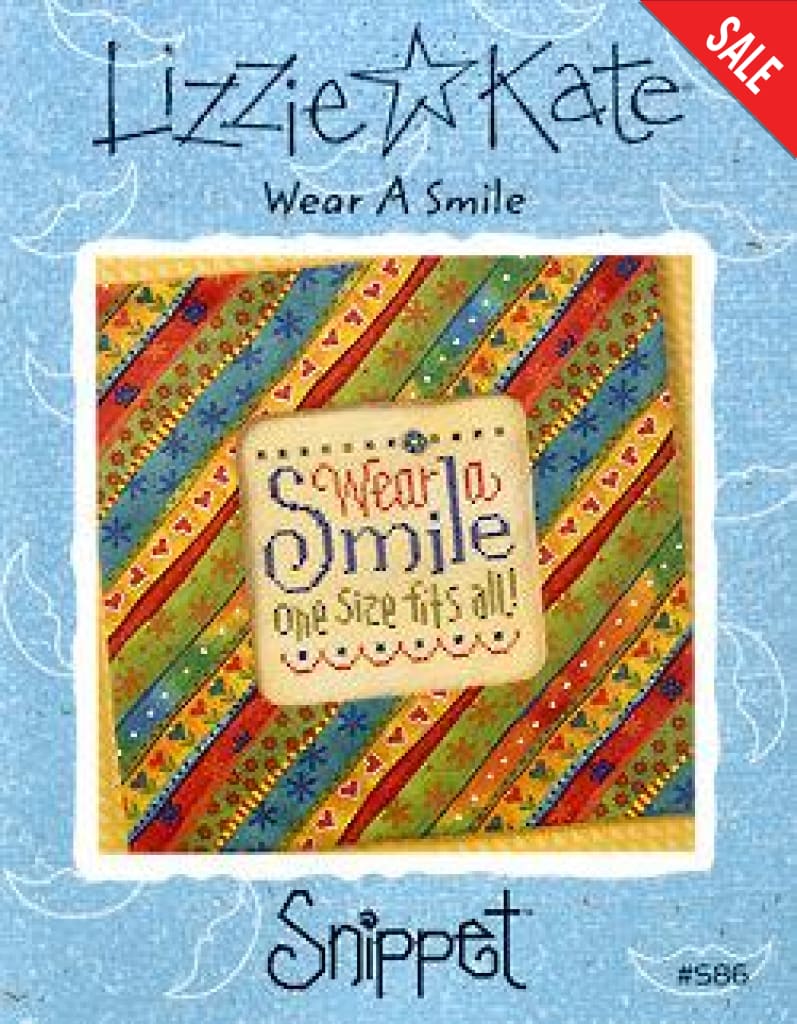 Lizzie Kate Wear A Smile S86 cross stitch pattern