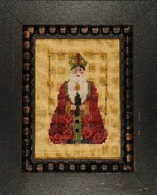 Heart In Hand Wee Santa 2010 christmas cross stitch pattern