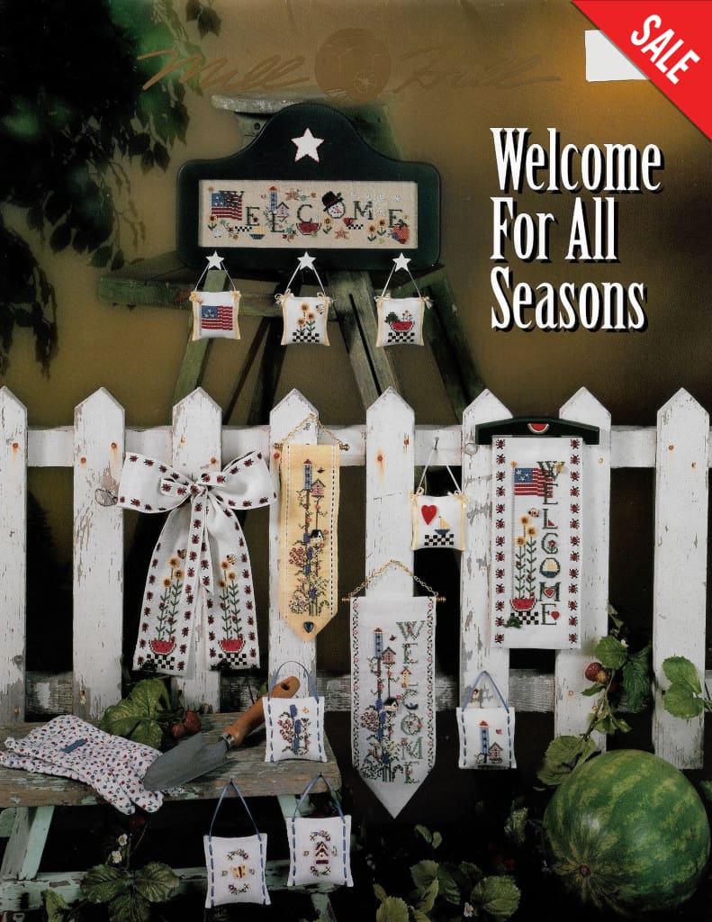 Mill Hill Welcome for all Seasons cross stitch pattern