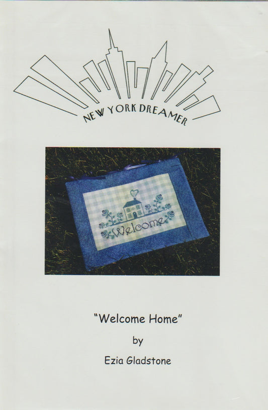 New York Dreamer Welcome Home cross stitch pattern
