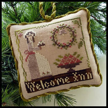 Little House Needleworks Welcome Inn (Sampler Tree Ornament) cross stitch pattern