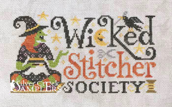 Silver Creek Samplers Wicked Stitcher Society halloween cross stitch pattern