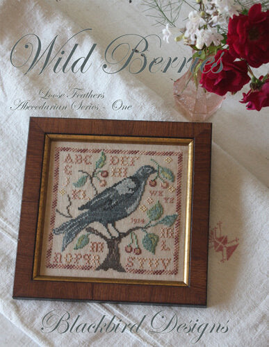 Blackbird Designs Wild Berries cross stitch pattern