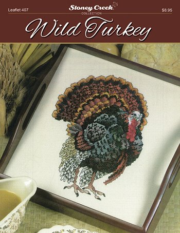 Stoney Creek Wild Turkey LFT407 cross stitch pattern