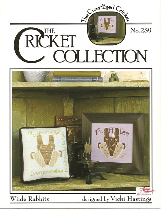 Cricket Collection Wilde Rabbits CC289 cross stitch leaflet