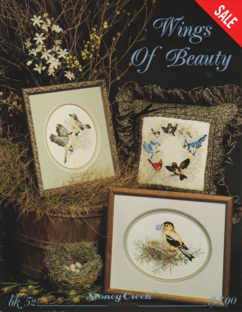 Stoney Creek Wings of Beauty BK52 bird cross stitch pattern