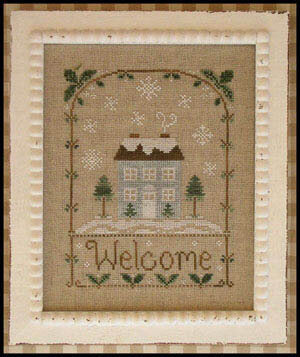 Country Cottage Needleworks Winter Welcome cross stitch pattern