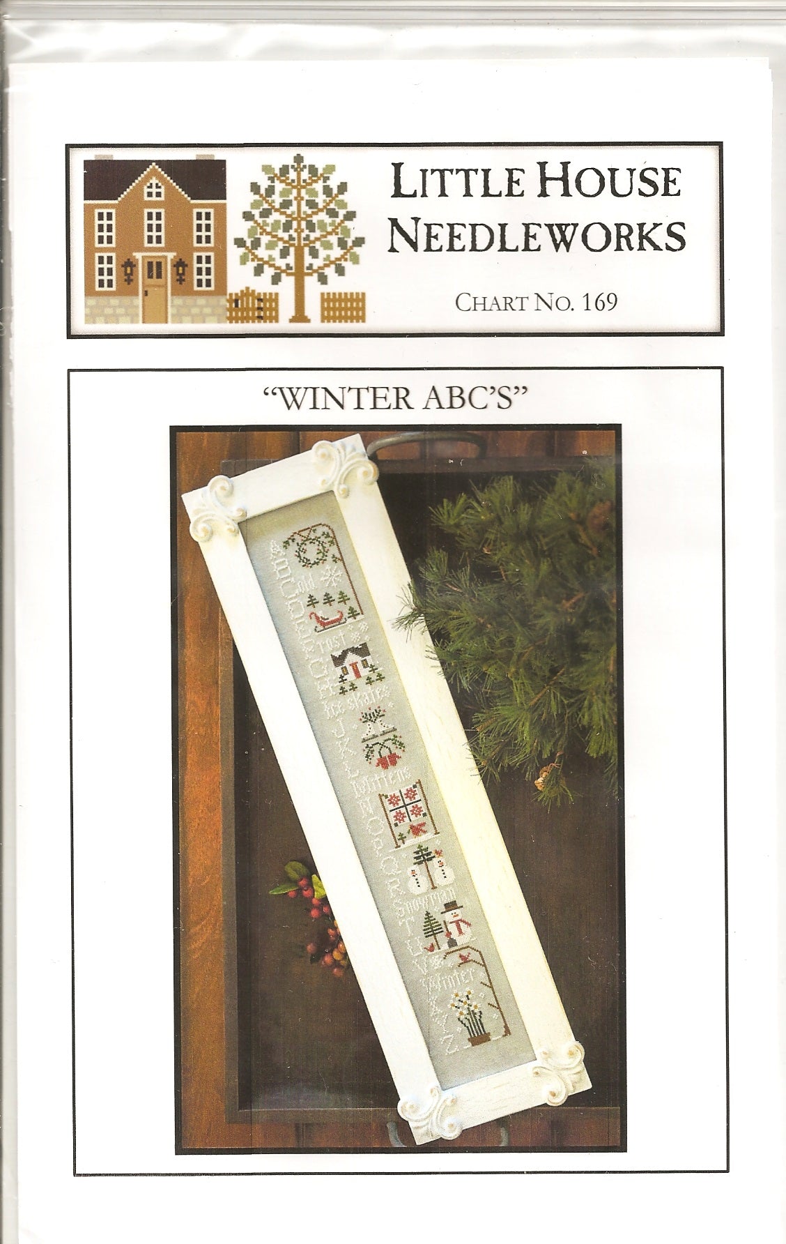 Little House Needleworks Winter ABC's LHN169 cross stitch pattern
