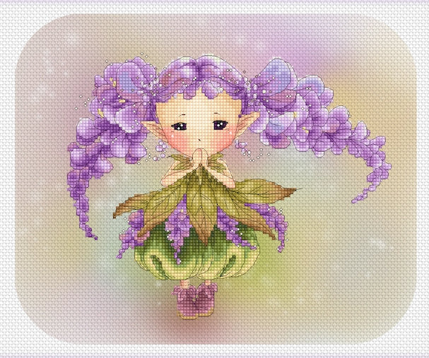 Wisteria Sprite pattern