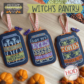 Hands On Design Witch's Pantry halloween cross stitch pattern