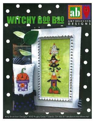 Amy Bruecken Witchy Boo Boo halloween cross stitchpattern