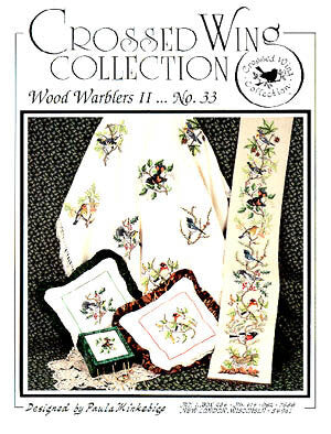 Crossed Wing Collection Wood Warblers II bird cross stitch pattern