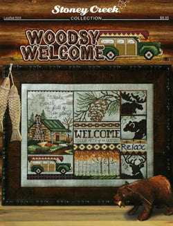 Stoney Creek Woodsy Welcome LFT559 cross stitch pattern