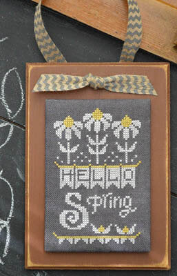 Hands On Design Year in Chalk April cross stitch pattern