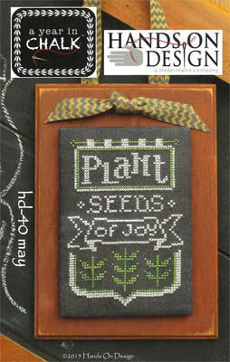 Hands On Design Year in Chalk May cross stitch pattern