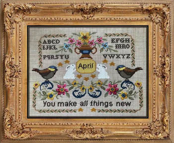 Twin Peak Primitives You Make All Things New cross stitch pattern
