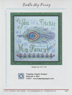 Tempting Tangles Designs You Tickle My Fancy cross stitch pattern