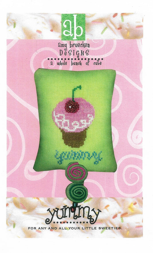 Amy Bruecken Yummy cupcake cross stitch pattern