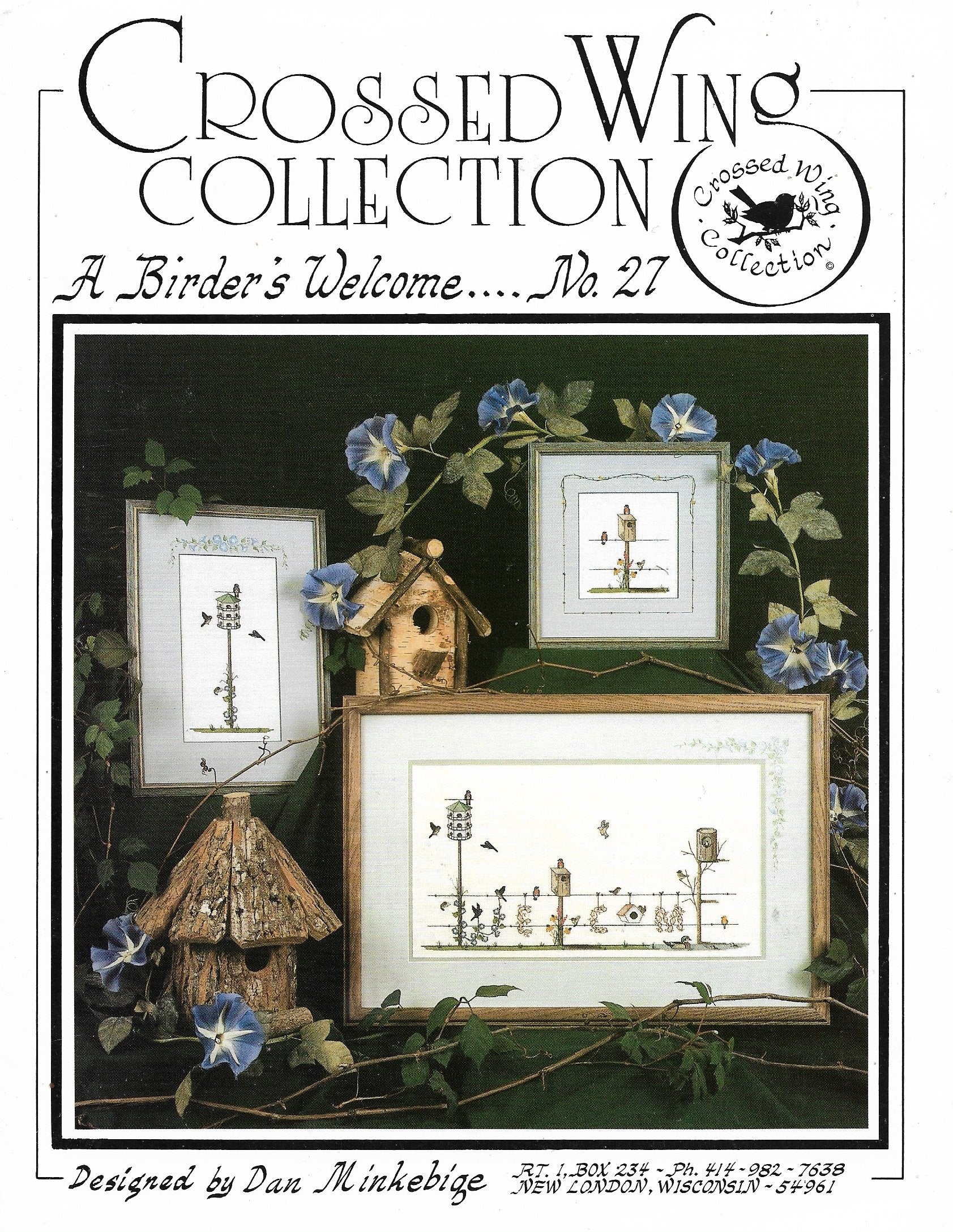 Crossed Wing Collection A Birder's Welcome No. 27 cross stitch pattern