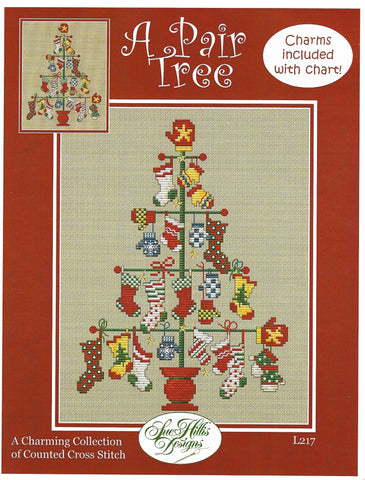 Sue Hillis A Pair Tree L217 christmas cross stitch pattern