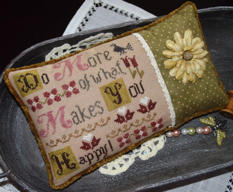 Abby Rose Do More of What Makes You Happy cross stitch