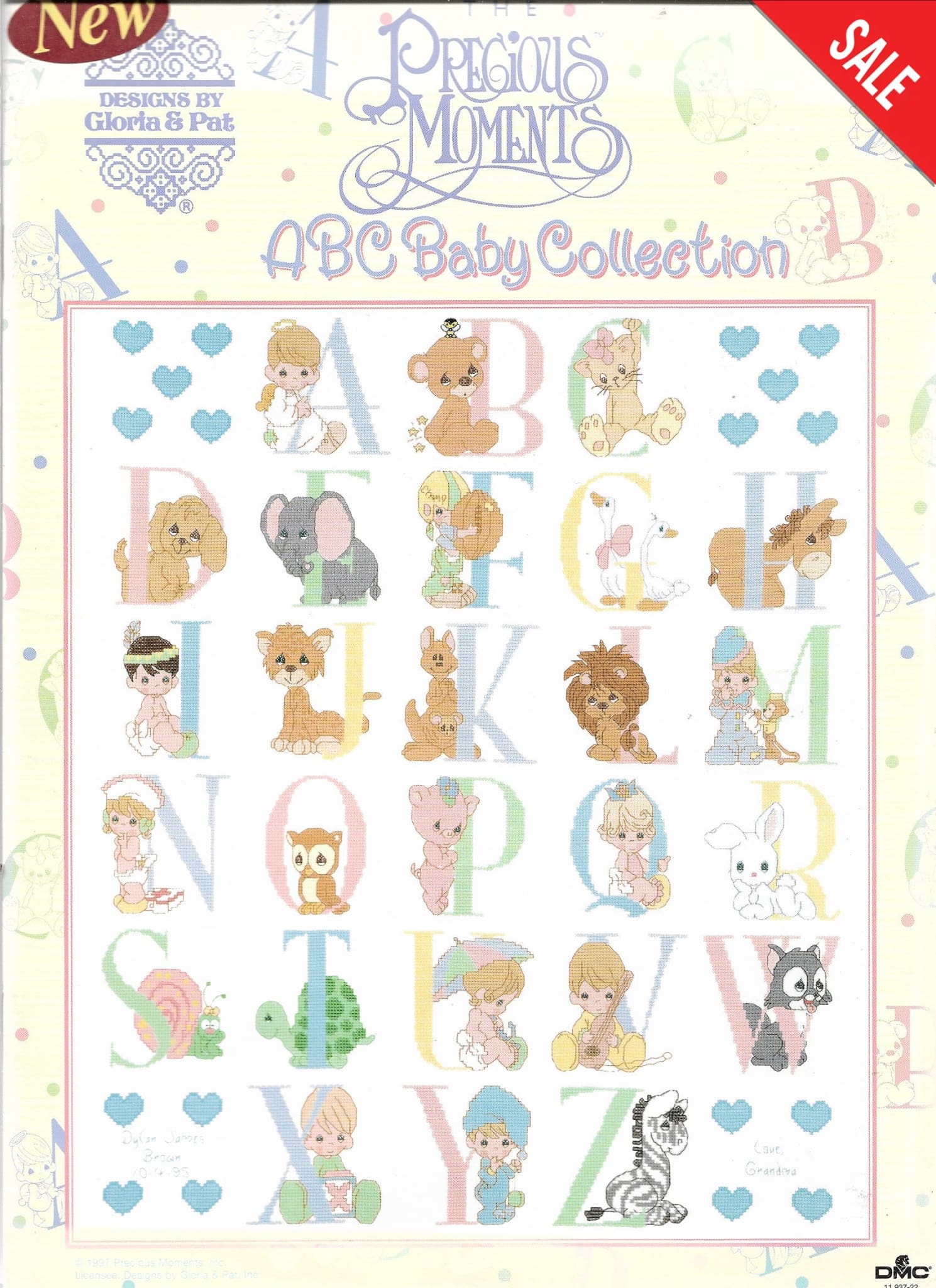 Gloria & Pat ABC Baby Collection precious Moments cross stitch pattern