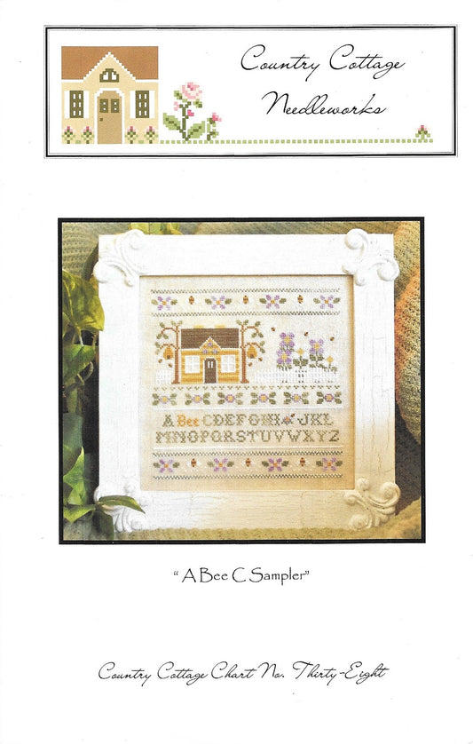 Country Cottage Needleworks A Bee C Sampler 38 cross stitch pattern