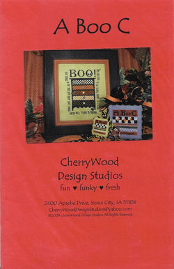 CherryWood Design Studios A Boo C halloween cross stitch pattern