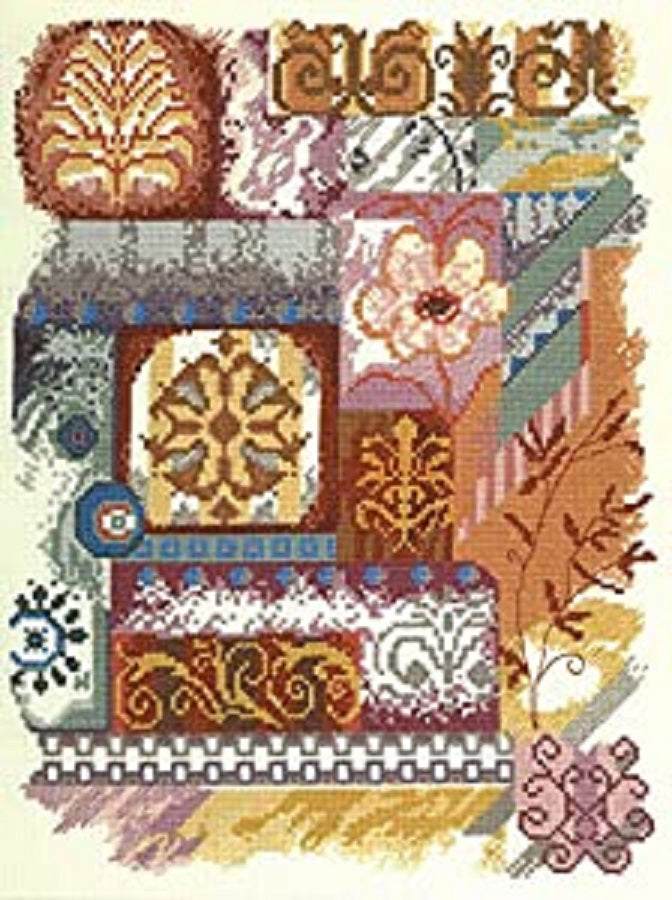 Candamar Abstract Collage 52204 cross stitch kit
