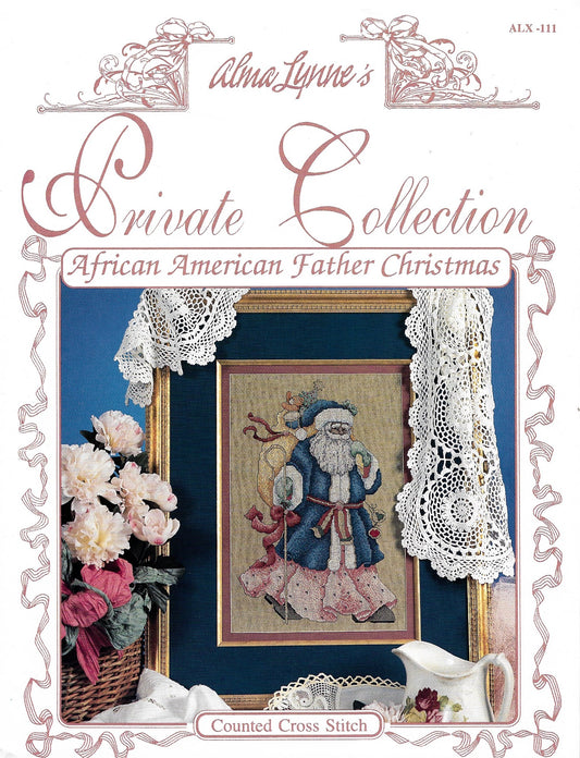 Alma Lynn's African American Father Christmas cross stitch pattern