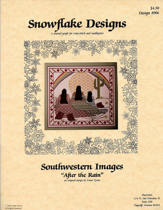 Snowflake Designs After The Rain native american southwest cross stitch pattern