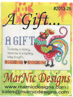 MarNic A Gift 2013-28 cross stitch pattern