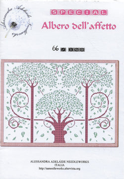 Alessandra Adelaide Albero dell'affetto #66 cross stitch tree pattern