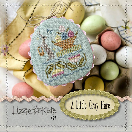 Lizzie Kate A Little Gray Hare Easter cross stitch kit