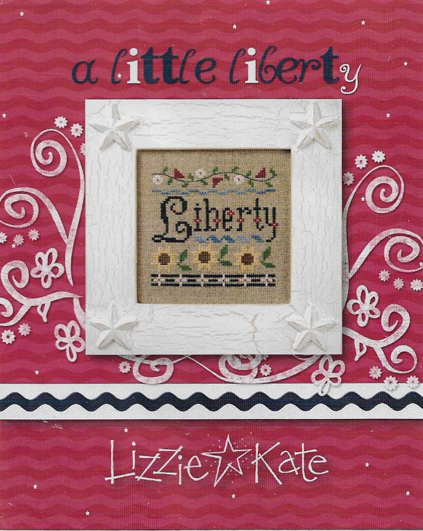 Lizzie Kate A little liberty patriotic cross stitch pattern