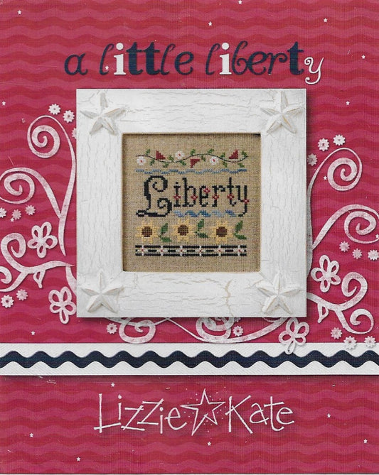 Lizzie Kate A little liberty patriotic cross stitch pattern