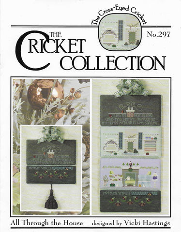 Cricket Collection All thru the house 297 cross stitch leaflet