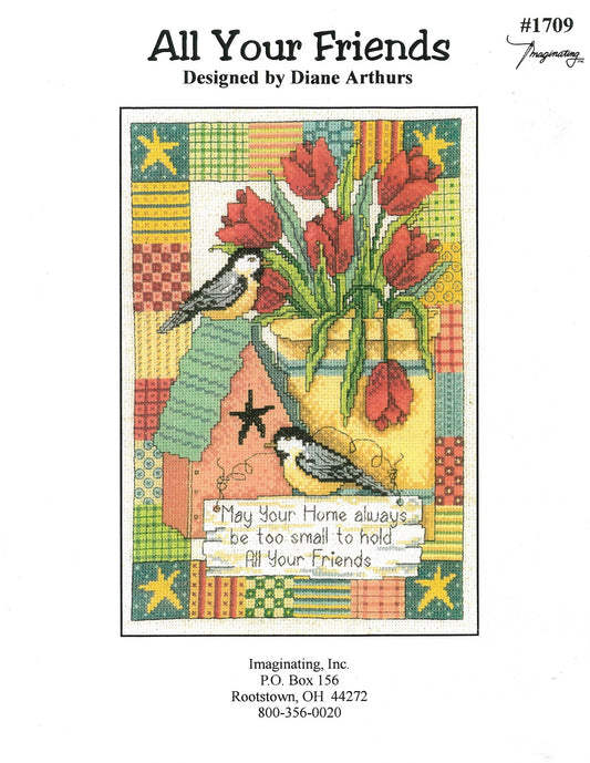 Imaginating All your friends 1709 cross stitch pattern