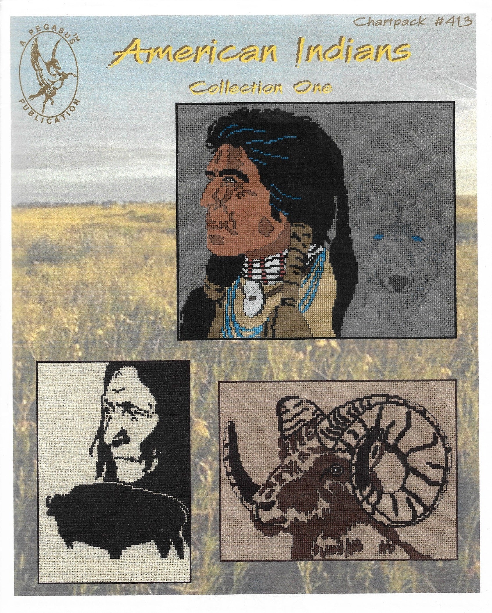 Pegasus American Indians Collection 1 native american cross stitch pattern